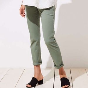 LOFT MATERNITY CHINO ANKLE PANTS